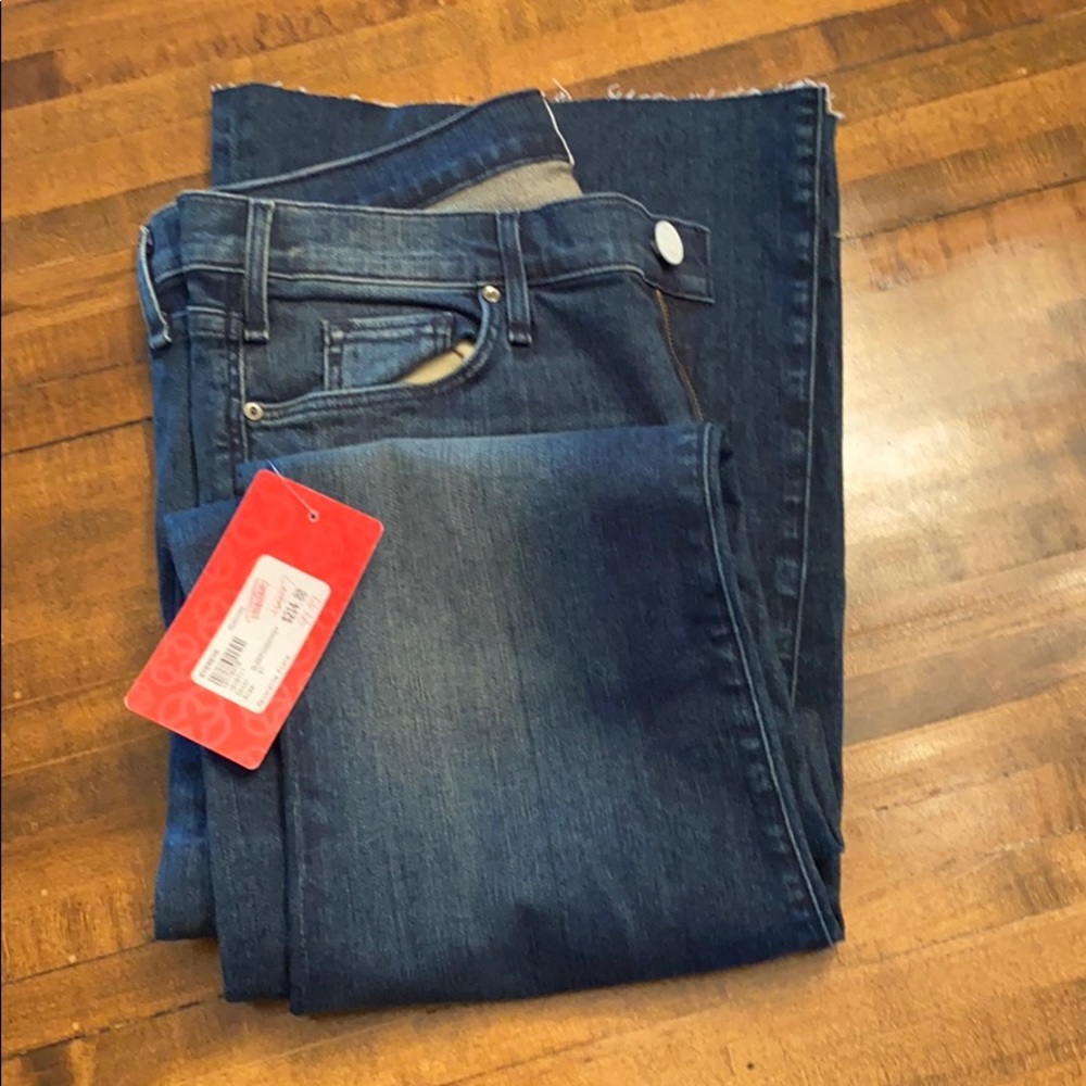 Wide leg flare jeans